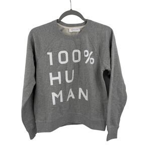 Everlane 100% Human Crewneck Sweatshirt in heather gray Size S NWOT